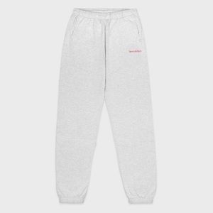 Sporty & Rich Serif Logo Sweatpant - Heather Gray